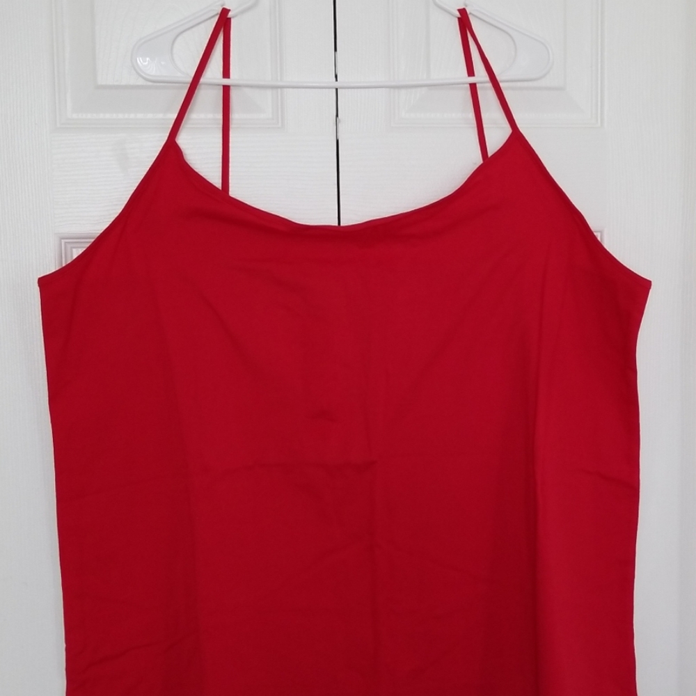 Valentine's Cami Top Solid Red - image 1